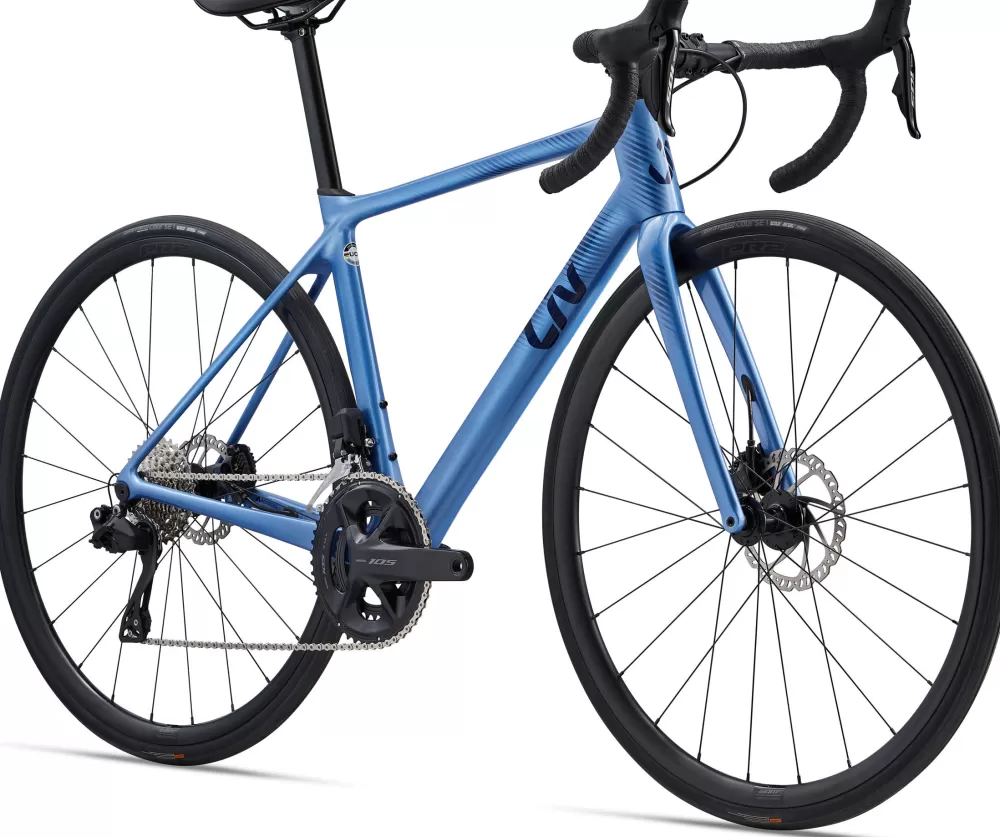 Giant Racercykler | Liv Langma Advanced Disc 1 - Di2 2025 - Blå Digi
