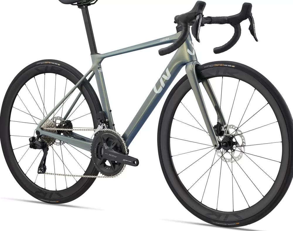 Giant Racercykler | Liv Langma Advanced Pro 1 - Di2 2025 - Grøn Aurora Noise