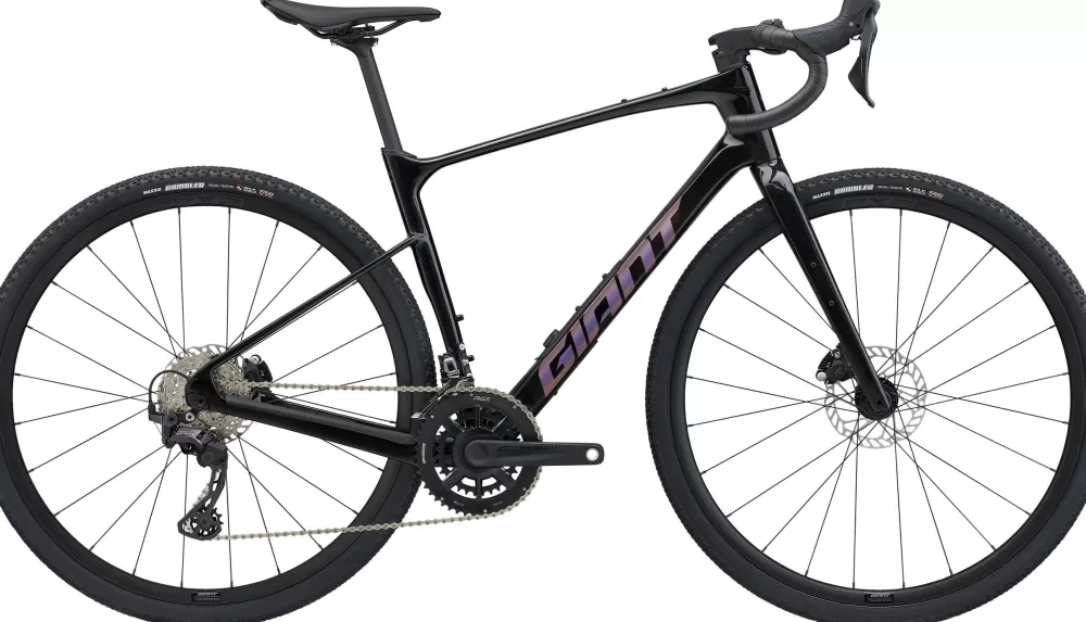 Giant Gravel Cykler | Racercykler | Revolt Advanced 2 2025 - Sort Carbon