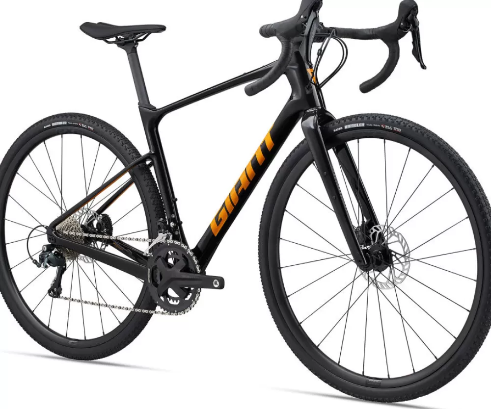 Giant Gravel Cykler | Racercykler | Revolt Advanced 3 2024 - Sort Metallic Black