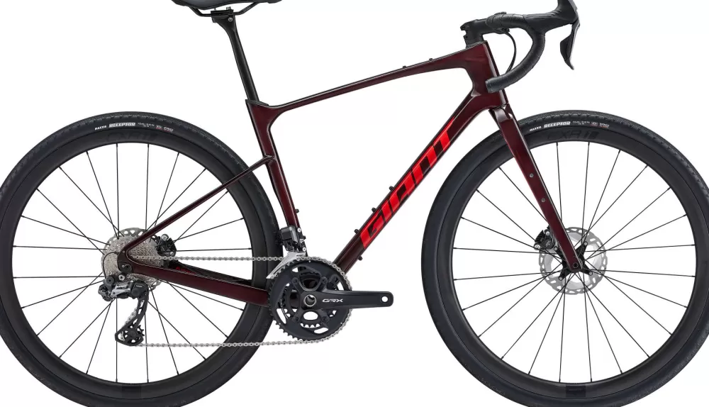 Giant Gravel Cykler | Racercykler | Revolt Advanced Pro 0 2023 - Rød/Brun Dark Red