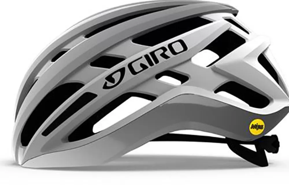 Giro Cykeltøj Til Herre | Cykelhjelme | Agilis Mips - Hvid Mat Hvid