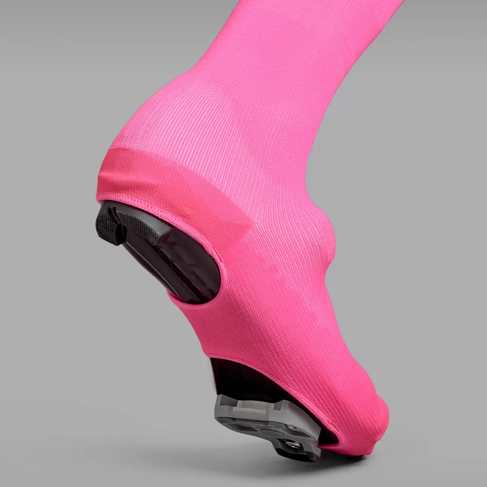 GripGrab Skoovertræk | Cykeltøj Til Kvinder | Flandern Vandtæt Strikket Road Skoovertræk - Lyserød Pink