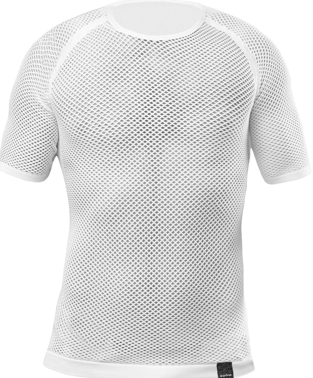 GripGrab Spinning | Cykeltøj Til Herre | 3-Season Short Sleeve Baselayer - Hvid