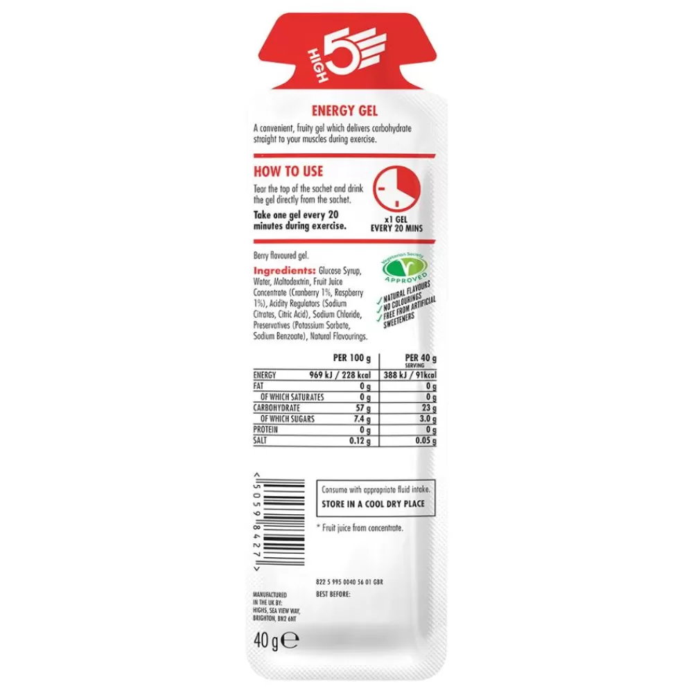 High5 Energiprodukter | Spinning*Energy Gel (32 Ml) - Berry