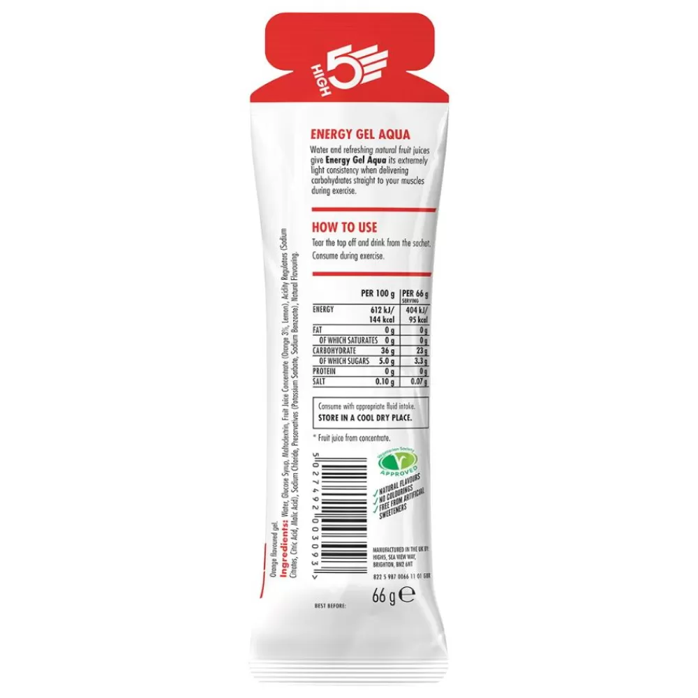 High5 Energiprodukter | Spinning*Energy Gel Aqua 60ml - Orange