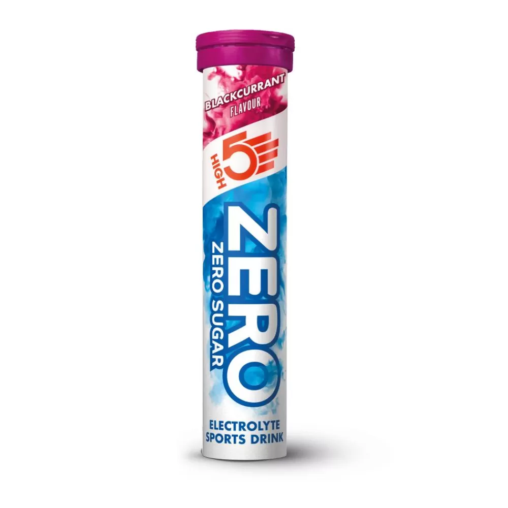 High5 Energiprodukter | Spinning*Zero Elektrolytter Rør M. 20 Tabs - Blackcurrant