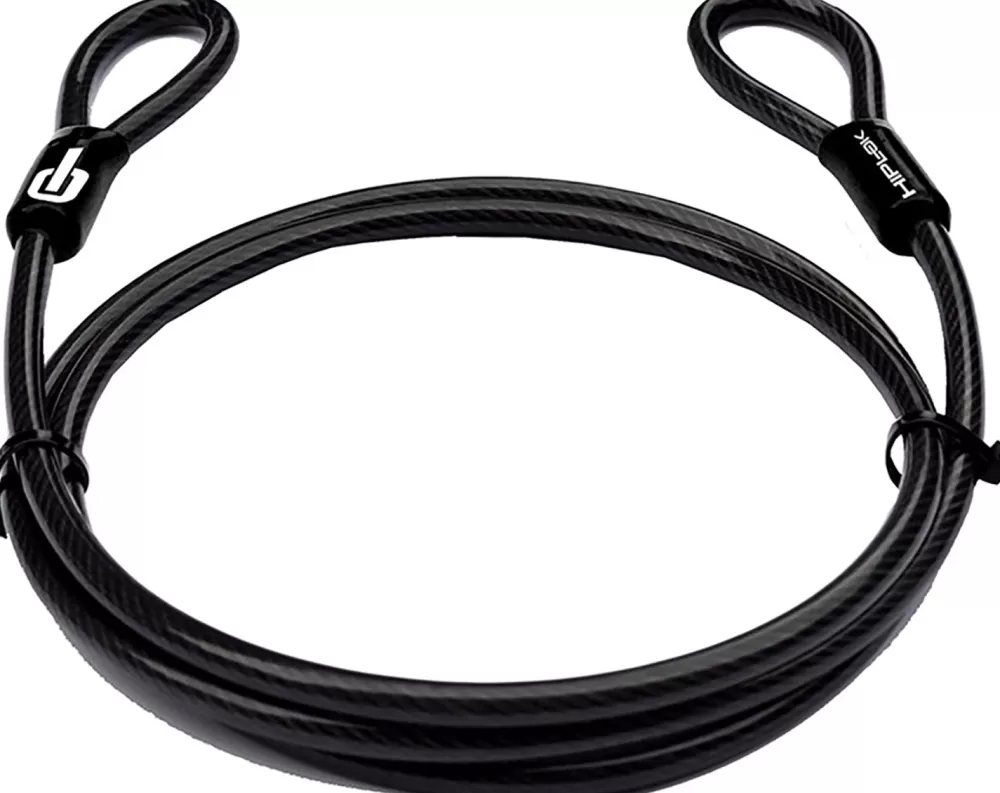 Hiplok Cykellås | 2 Meter Låse Kabel - Double Loop