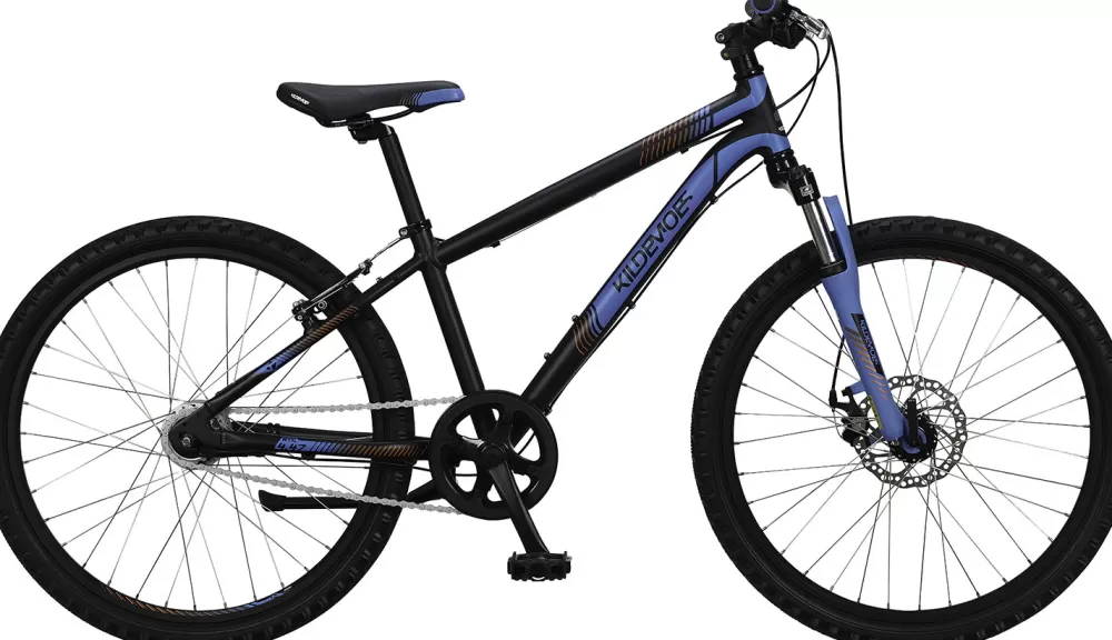 Kildemoes Børnecykler | Intruder MTB 7g 24" Dreng 2024 - Sort Soft Black w/blue