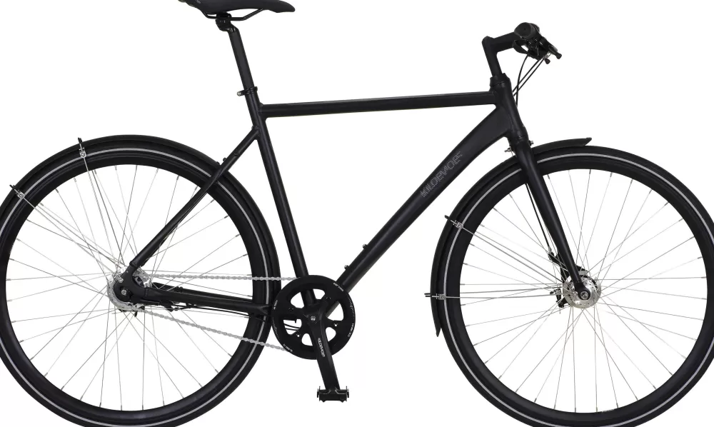 Kildemoes Herrecykler | Logic Hyper S1 7g Herre 2023 - Sort Soft Black