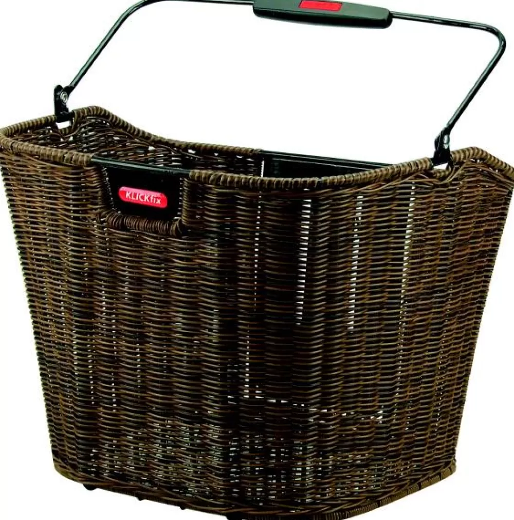 Klickfix Cykelkurve | Tructura Brun Rattan 16L