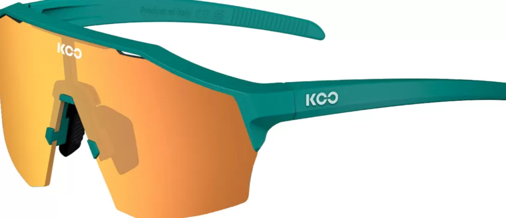 KOO Cykelbriller | Alibi Cykelbriller - Persian Green Matt / Orange