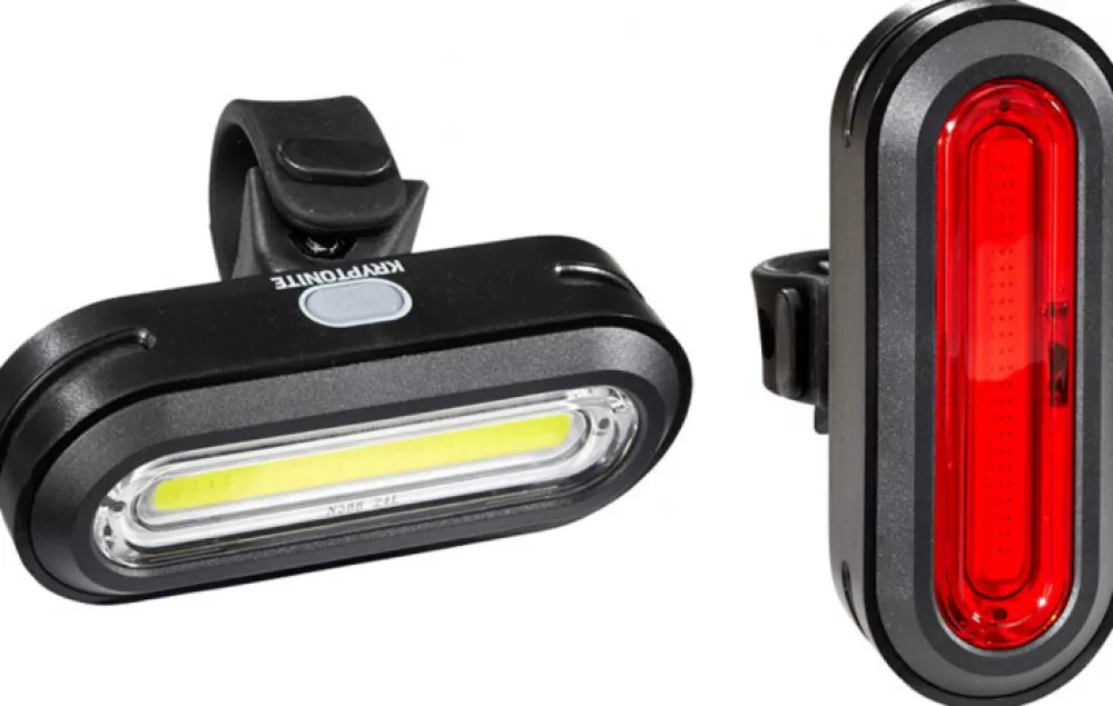 Kryptonite Cykellygter | Avenue F-100 & R-50 USB Lygtesæt