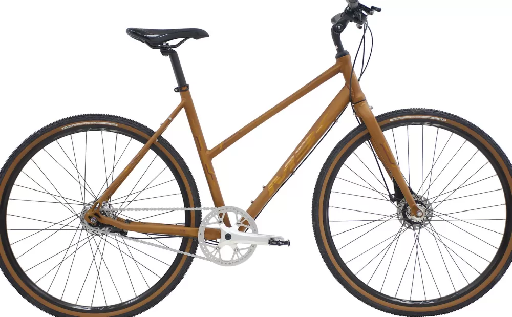 MBK Damecykler | Octane Gravel Urban Dame 7g 2023 - Brun/Orange mat guld kobber
