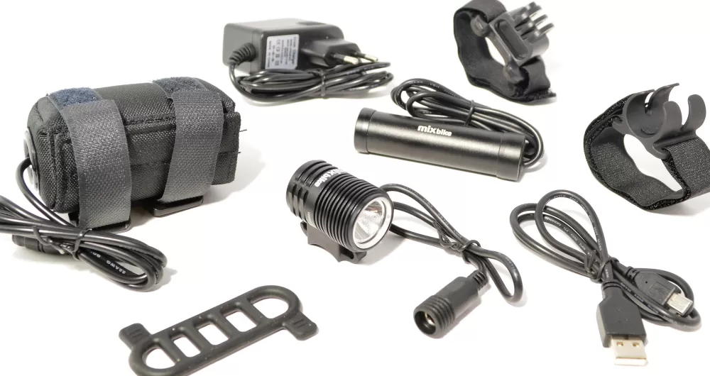 Mix Bike Cykellygter | Mixbike GoOne 1000lm Inkl. Batteri & Oplader