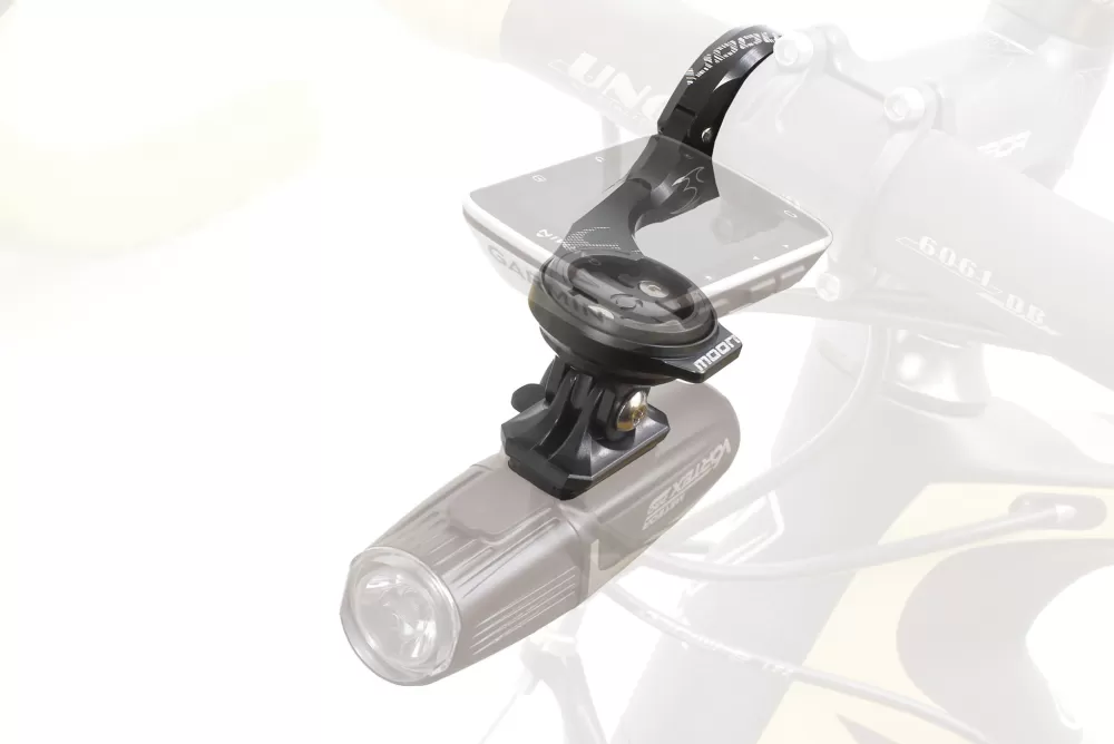 Moon Cykellygter | Handlebar Combo Mount Garmin/Wahoo & Light Adapter