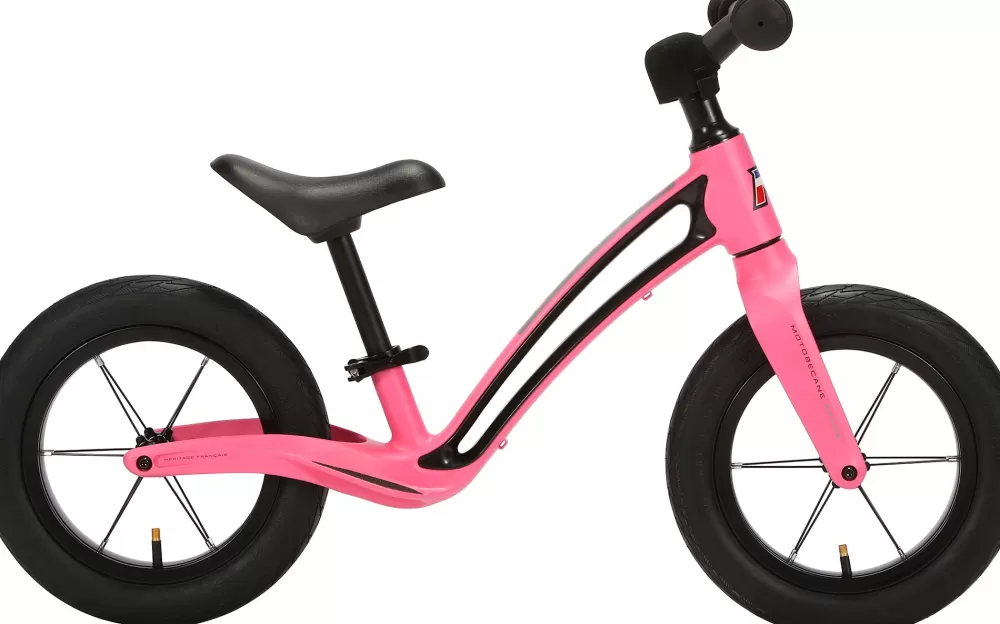Motobecane Diverse*Roadie 12" Løbecykel - Lyserød