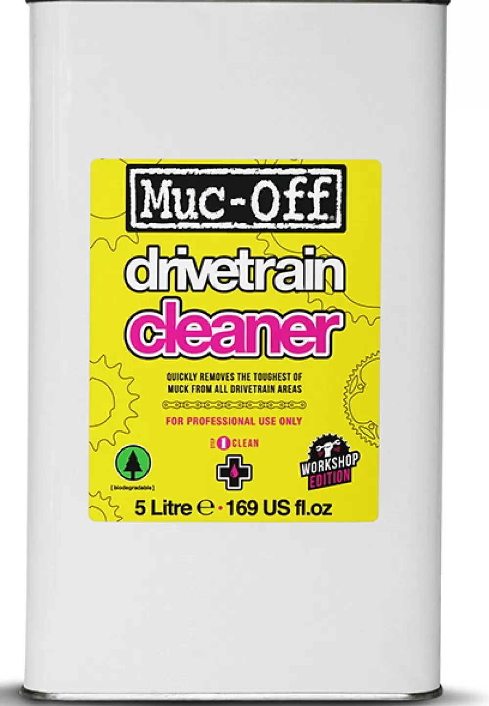 Muc-Off Olie / Fedt*Bio Drivetrain Cleaner / Degreaser / Affedter - 5 L