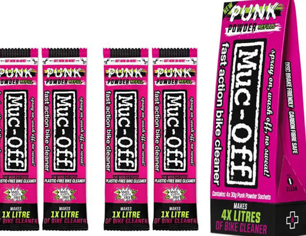 Muc-Off Cykelpleje*Bottle For Life Bundle - Inkl. 4 Pakker Punk Powder