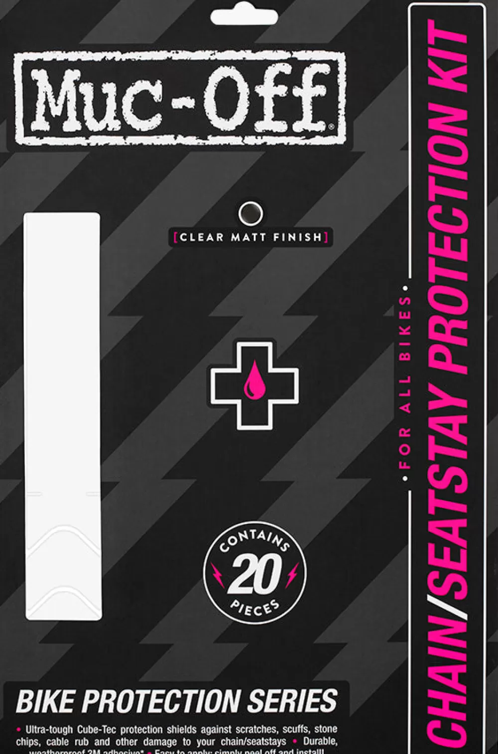 Muc-Off Cykelpleje | Chain Stay Protector Chainstay - Clear Matt