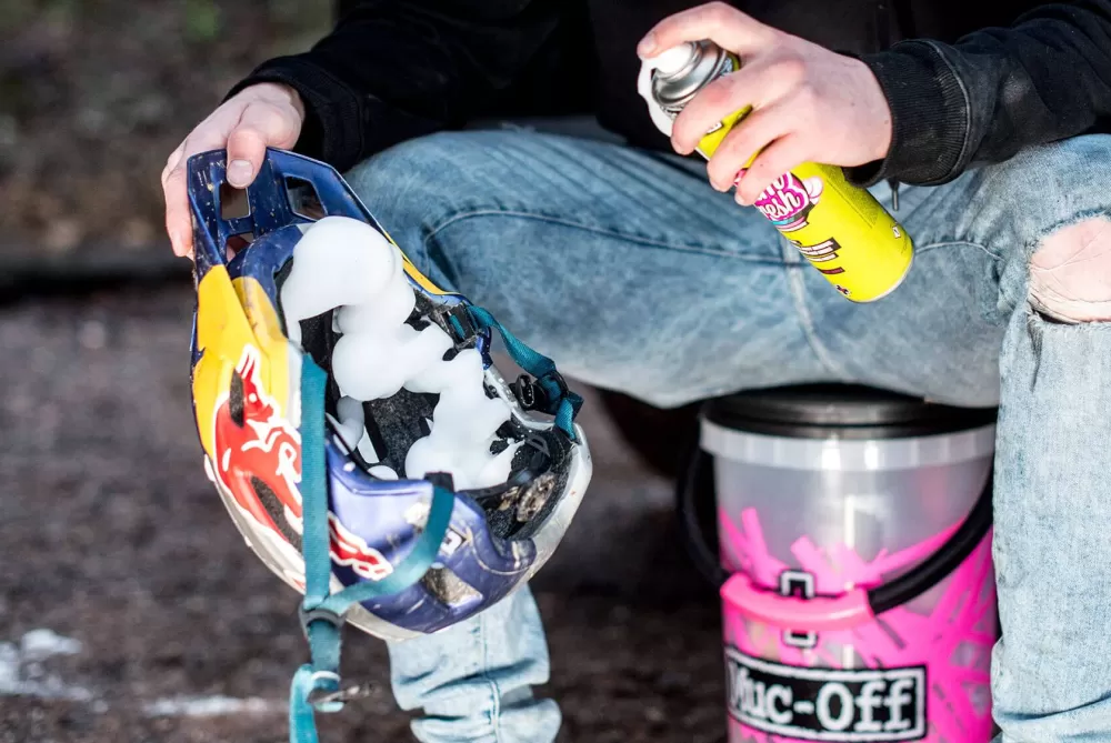Muc-Off Cykelpleje | Foam Fresh Cleaner - 400 Ml (Hjelm, Sko, Skum Opfrisker)