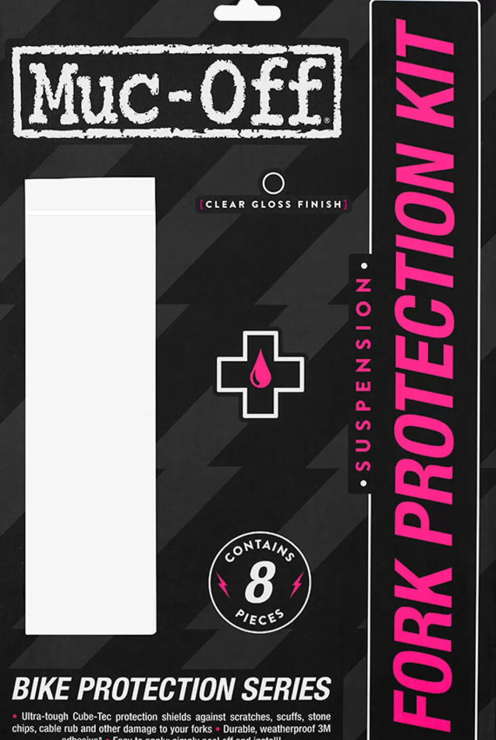 Muc-Off Cykelpleje | Fork Protector Fork Kit - clear gloss