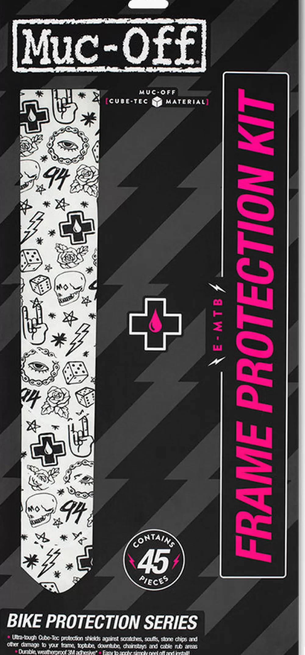 Muc-Off Cykelpleje | Frame Protector Stelbeskyttelse Til E-MTB Kit - Punk