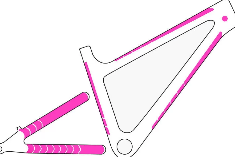 Muc-Off Cykelpleje | Frame Protector Stelbeskyttelse Til E-MTB Kit - Punk