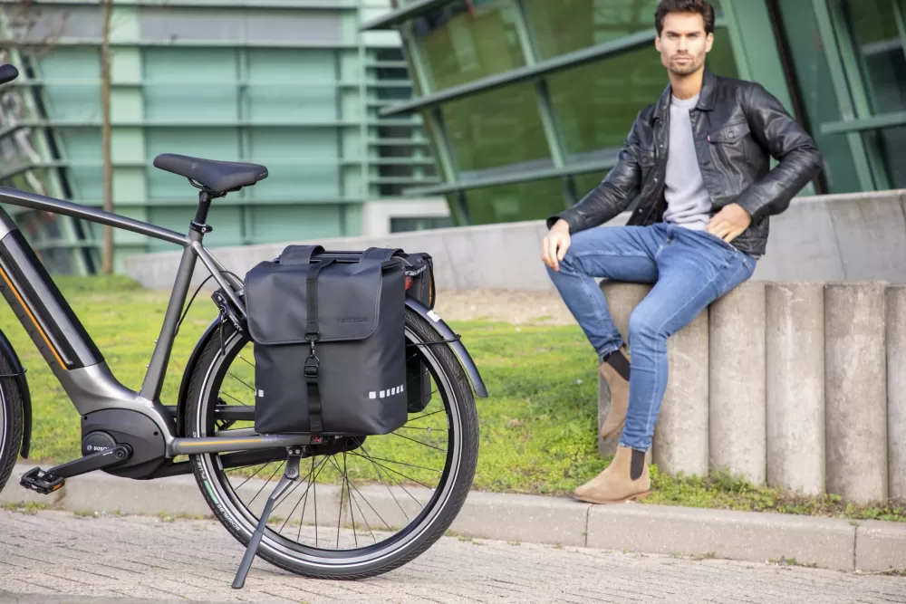 NEW LOOXS Cykeltasker*Odense Double Cykeltasker - Sort