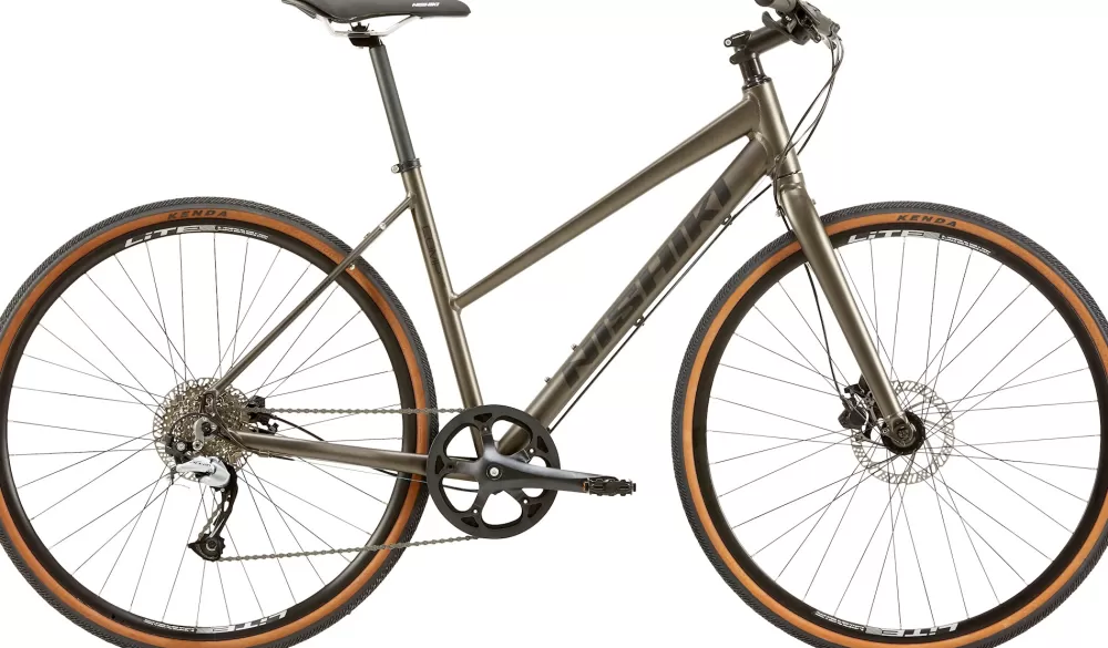Nishiki Damecykler | Comp Nine Dame 9g Acera 2023 - Grå/Brun Champagne