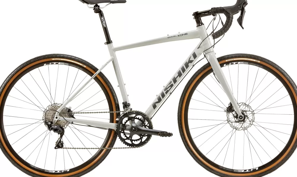 Nishiki Gravel Cykler | Herrecykler | XONE Herre 22g 105 2023 - Grå askgrå