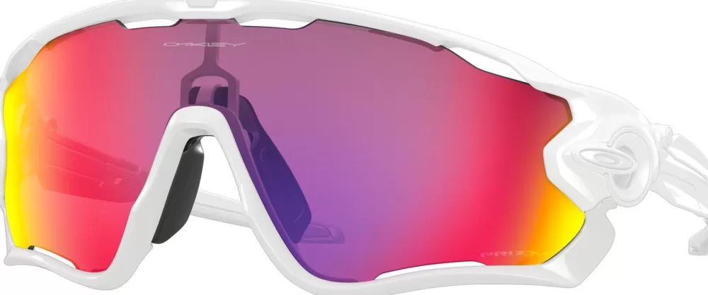 Oakley Cykelbriller | Jawbreaker - POLISHED WHITE / PRIZM ROAD