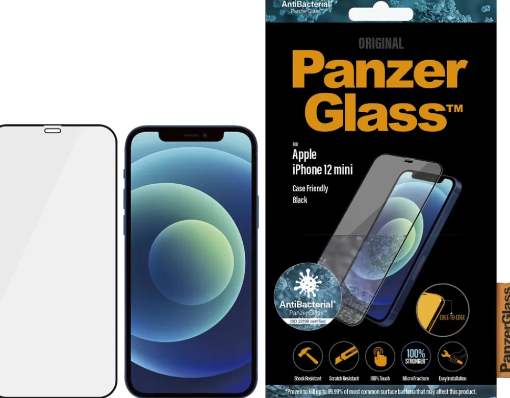 Panzerglass Mobilholdere*Apple IPhone 12 Mini Case Friendly Beskyttelselsglas