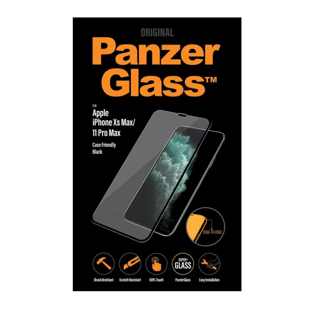 Panzerglass Mobilholdere*Apple IPhone Xs Max/11 Pro Max Case Friendly Beskyttelselsglas
