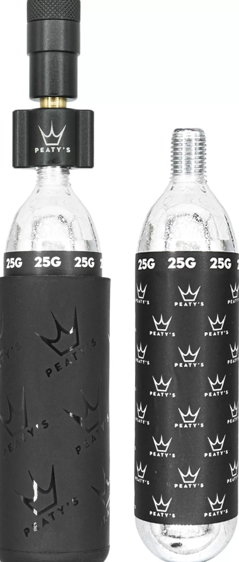 Peaty's Cykelpumper | Holeshot CO2 Inflator 25g - Black