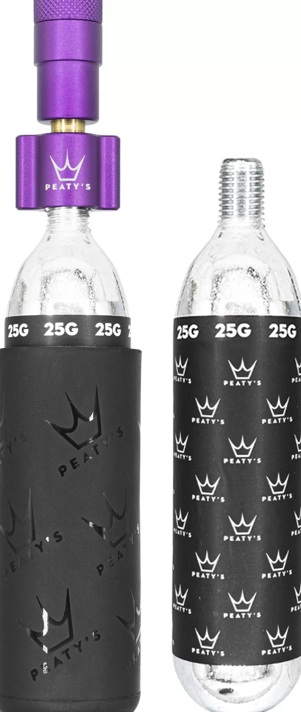 Peaty's Cykelpumper | Holeshot CO2 Inflator 16g - Violet