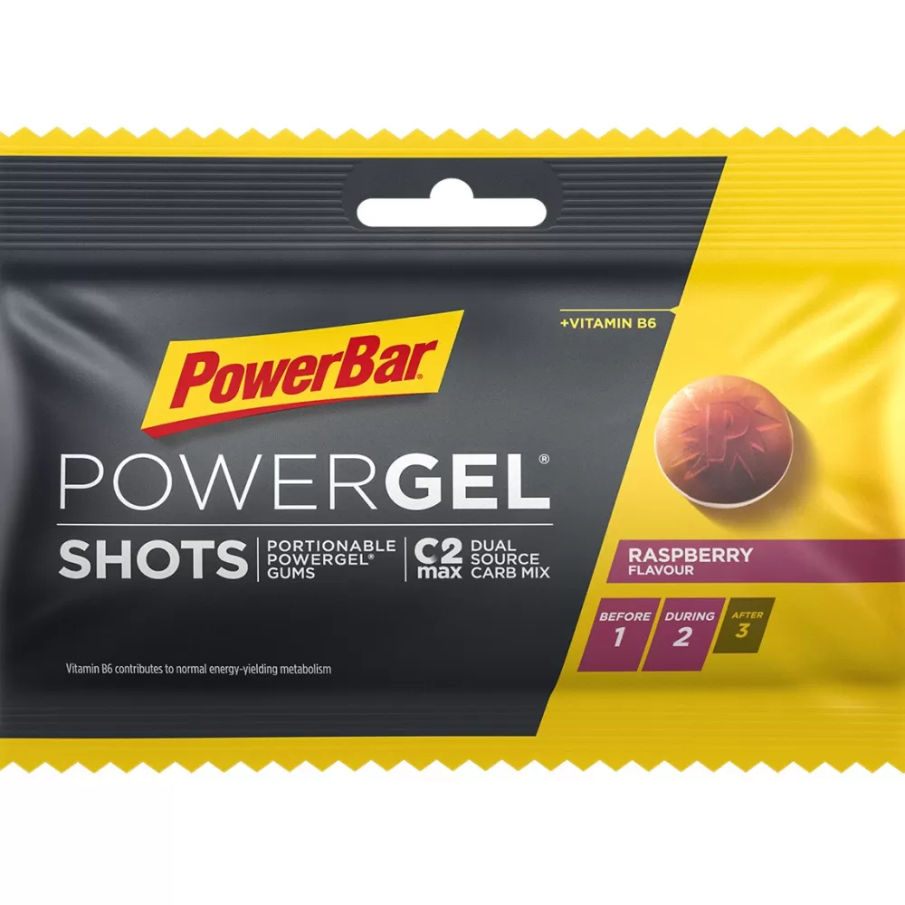 Powerbar Energiprodukter | Spinning*PowerGel Shots - Vingummi - Raspberry