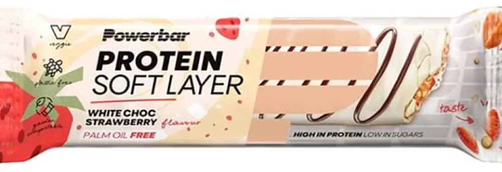 Powerbar Energiprodukter | Spinning*Protein Soft Layer Bar - White Chocolate Strawberry - 40g