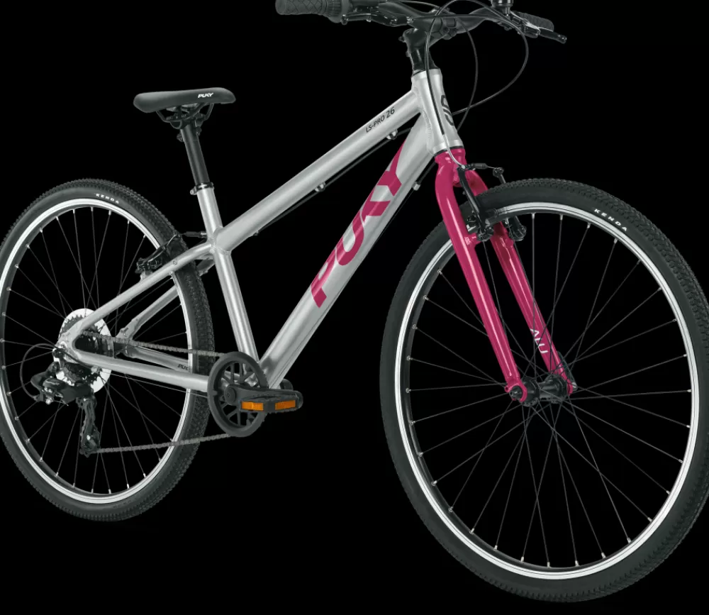 Puky Børnecykler | LS-PRO 26-8 Alu 26" - Sølv/Lyserød