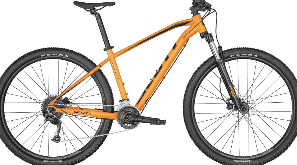Scott Mountainbikes | Aspect 750 2022 TANGERINE ORANGE + BLACK