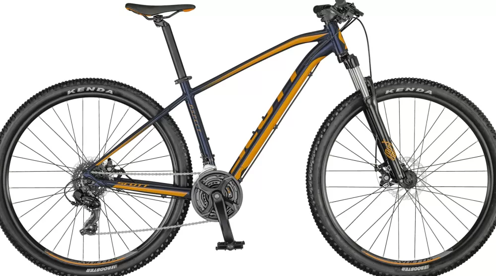 Scott Mountainbikes | Aspect 970 2024 STELLAR BLUE / TANGERINE ORANGE