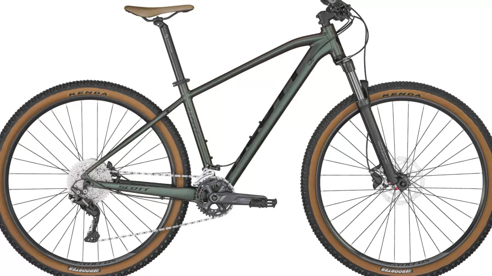 Scott Mountainbikes | Aspect 930 2022 IRIDIUM BLACK + SWAMP MIST GREEN