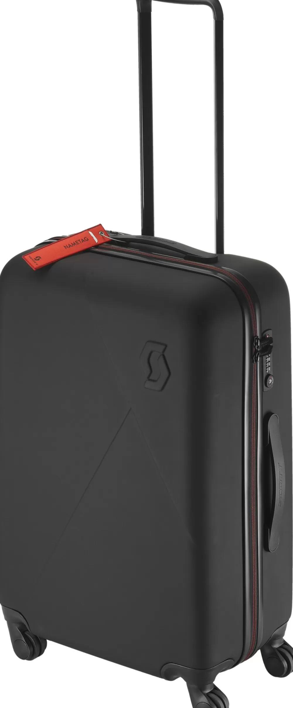 Scott Merchandise | Bag Travel Hardcase 70 - Kuffert black/red clay