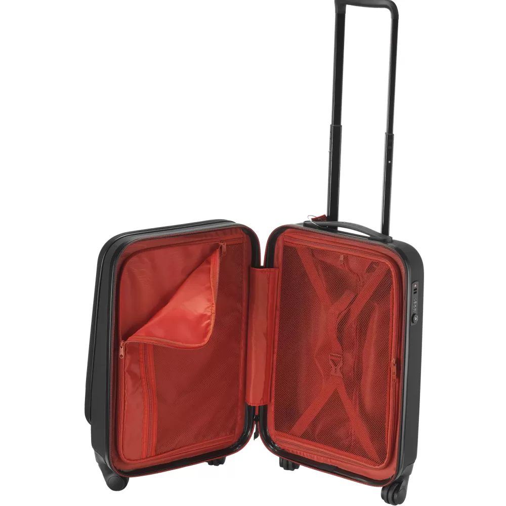 Scott Merchandise | Bag Travel Hardcase 40 - Kuffert black/red clay