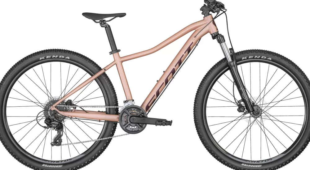 Scott Mountainbikes | Contessa Active 50 2022 27.5" - Pink CRYSTAL PINK + BLACK CHERRY
