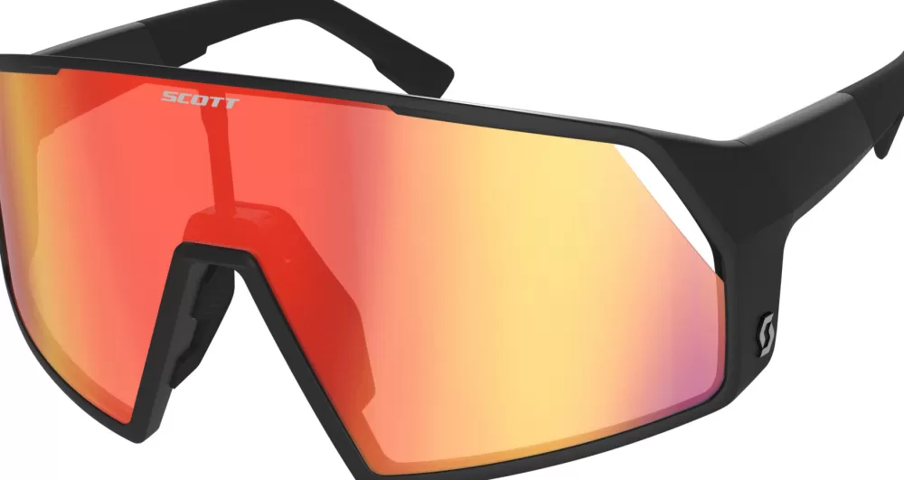 Scott Cykelbriller | Pro Shield Cykelbrille - Sort/Rød black/red chrome