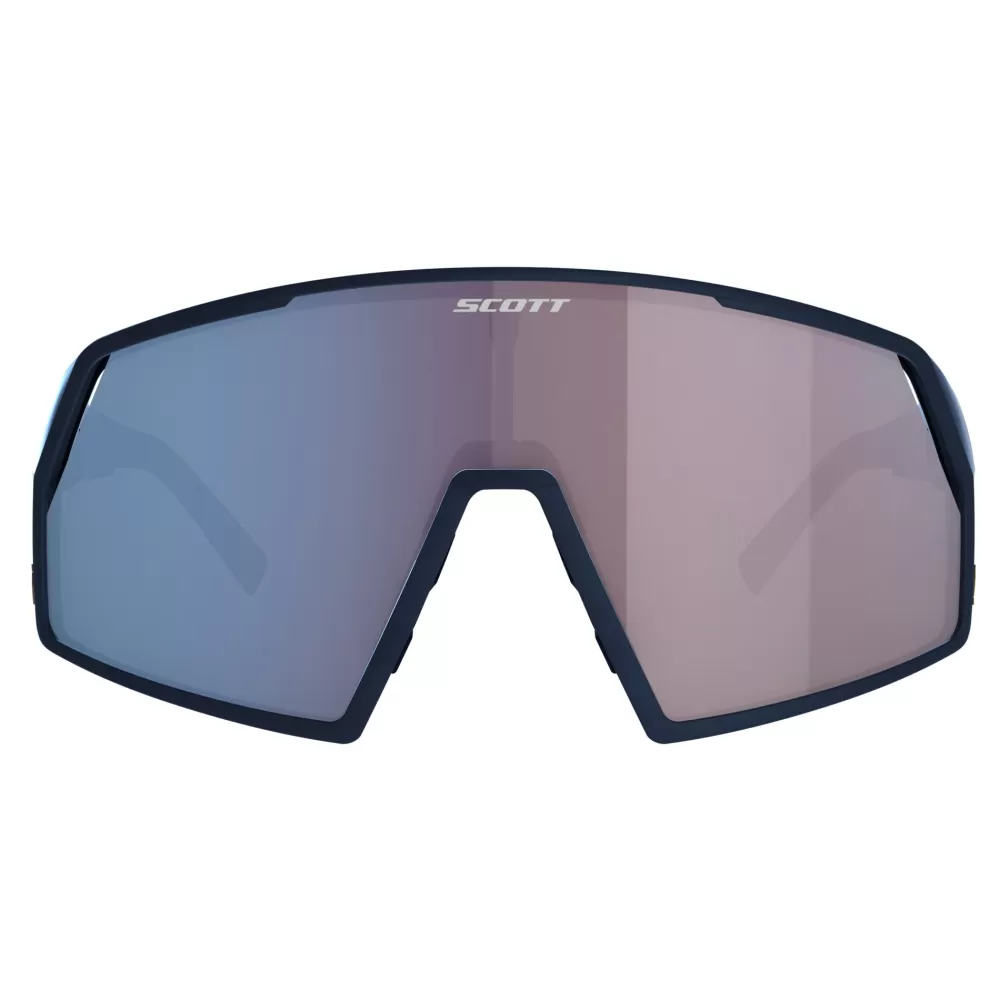 Scott Cykelbriller | Pro Shield Cykelbrille - Trail Line - Blå/Lilla submariner blue/blue chrome enhancer
