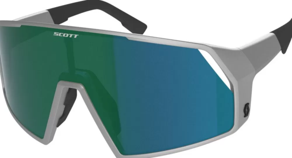 Scott Cykelbriller | Pro Shield Supersonic Edt. Cykelbriller - Sølv/grøn