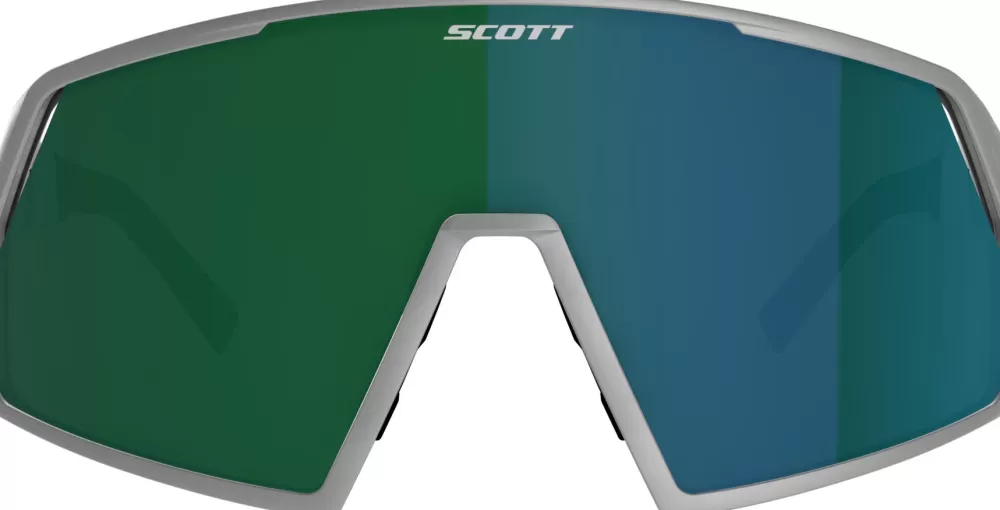 Scott Cykelbriller | Pro Shield Supersonic Edt. Cykelbriller - Sølv/grøn