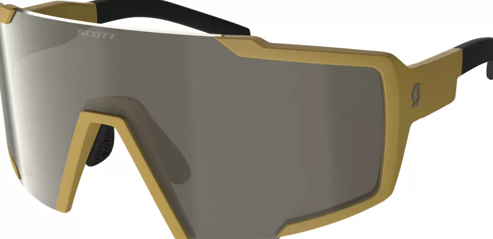 Scott Cykelbriller | Shield Compact Cykelbrille - Gul/Brun gold/bronze chrome